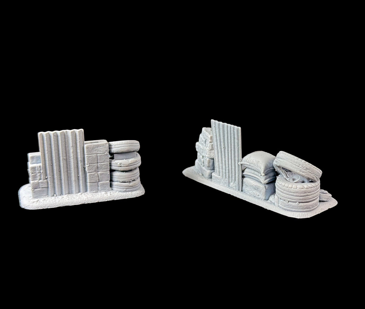 GCmini Barricades / Piles of Junk Terrain, 28mm, 2 Pack, view 4 of 4