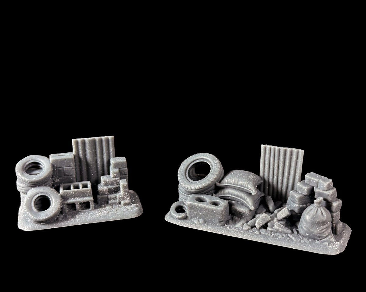 GCmini Barricades / Piles of Junk Terrain, 28mm, 2 Pack, view 2 of 4