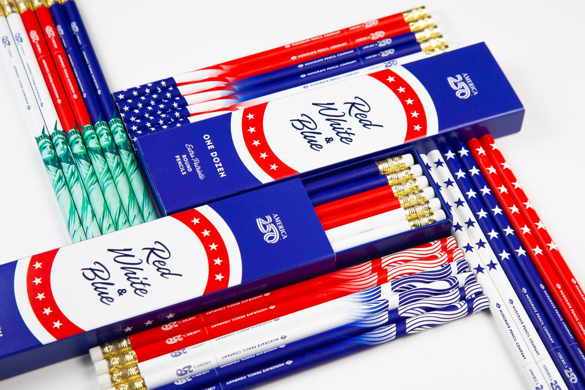 Musgrave | America250 Celebration Pencils | Red, White & Blue