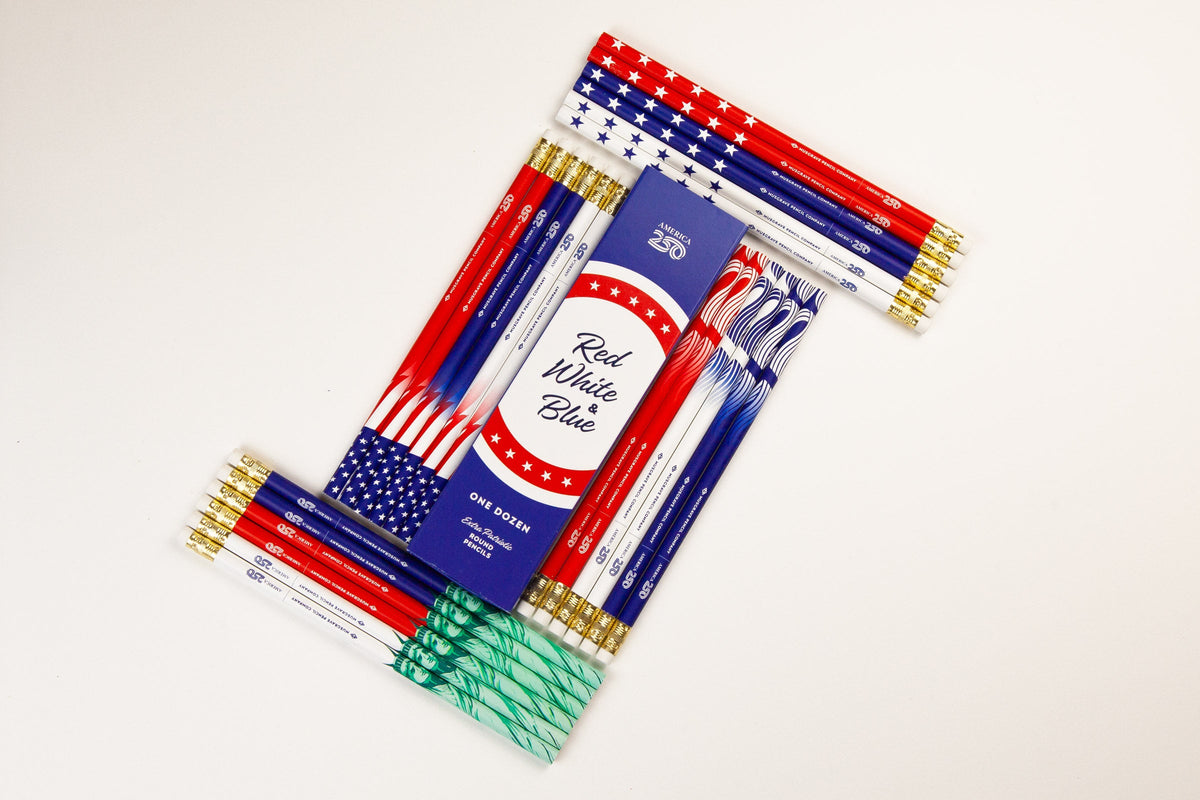Musgrave | America250 Celebration Pencils | Red, White & Blue
