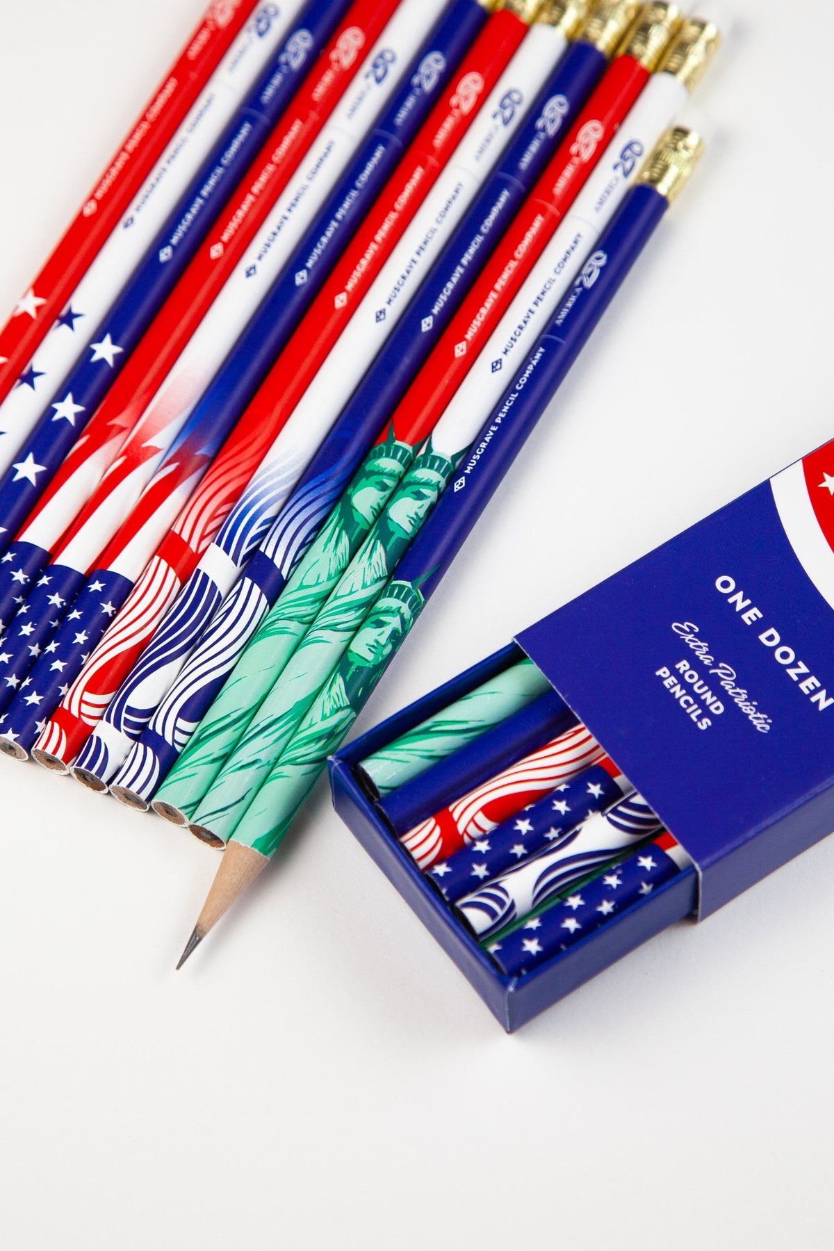 Musgrave | America250 Celebration Pencils | Red, White & Blue