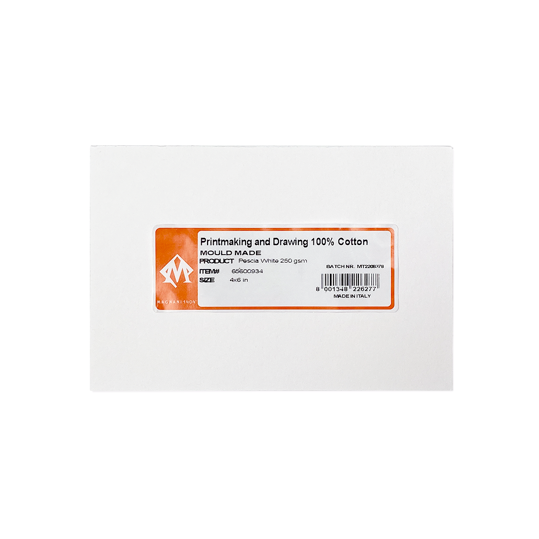 Magnani Pescia White Paper Pack, 4x6"