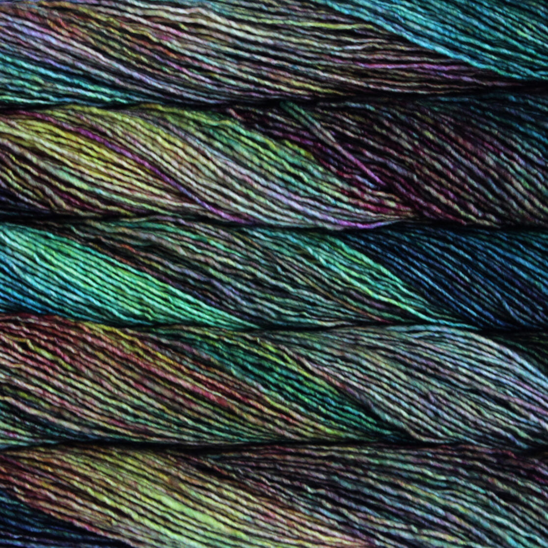 Malabrigo Washted Yarn, Worsted Superwash Merino, Arcos Iris colorway