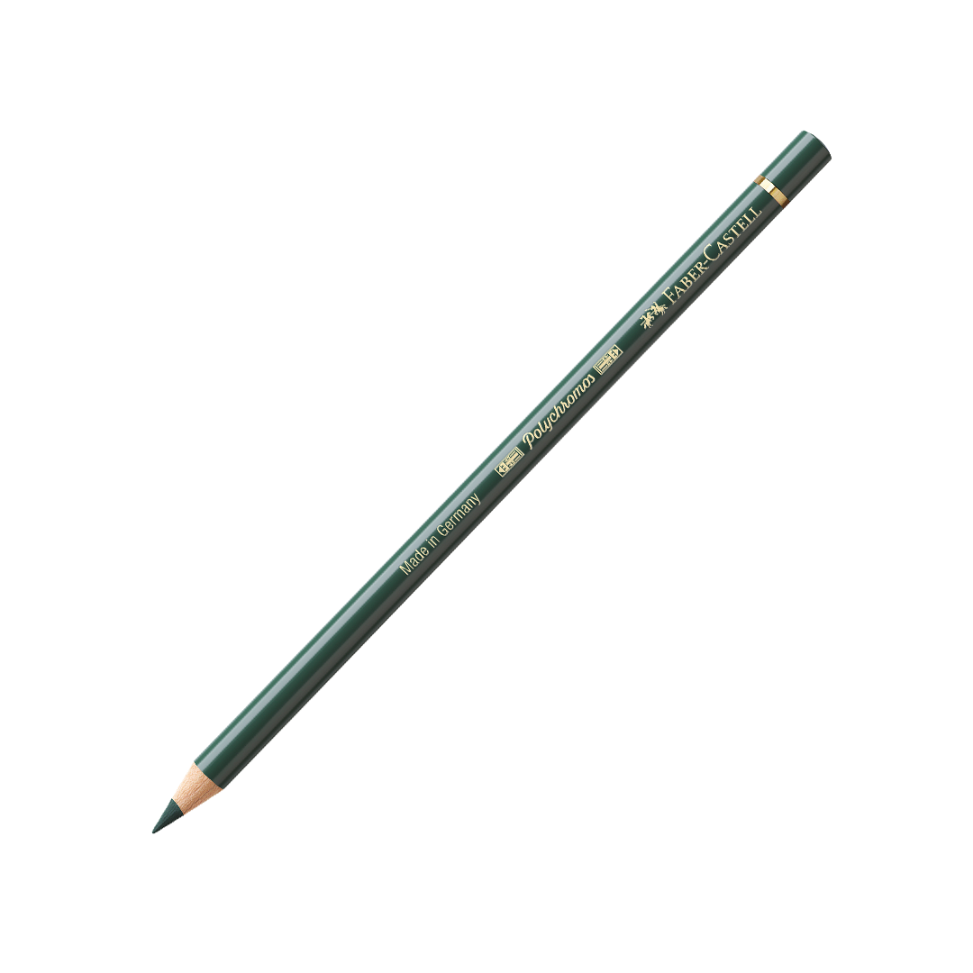 Faber-Castell Polychromos Colored Pencil, Juniper Green