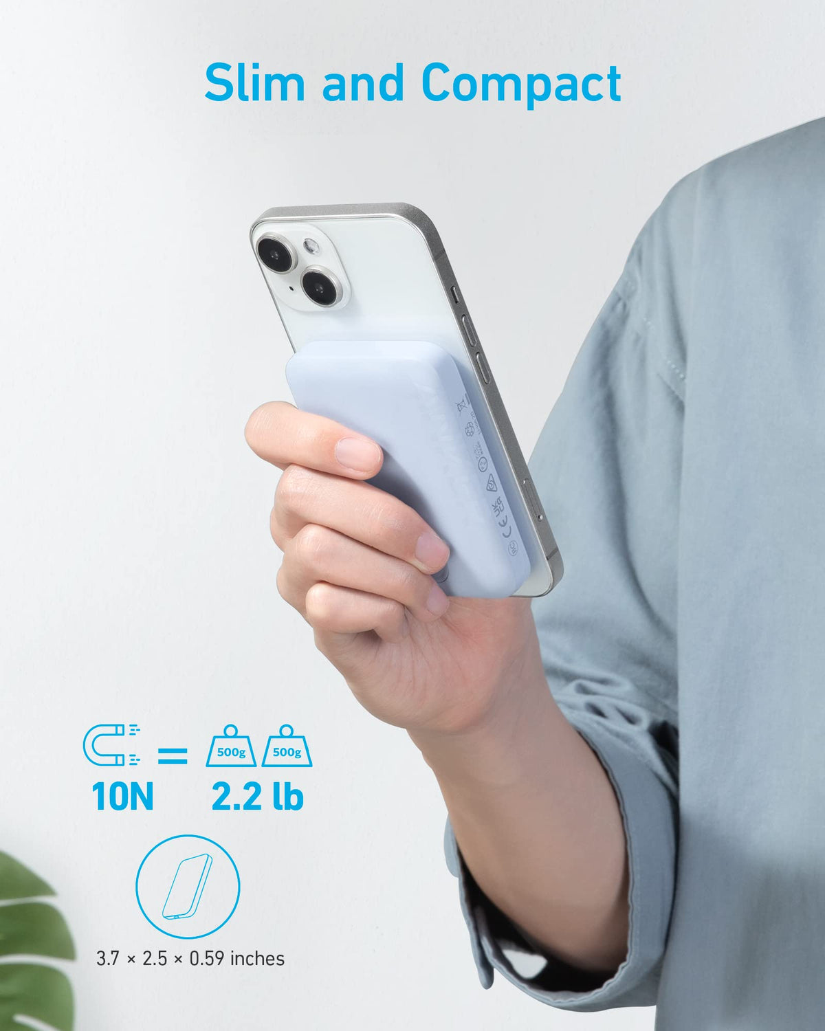 Anker | 321 MagGo Battery | PowerCore Magnetic 5K