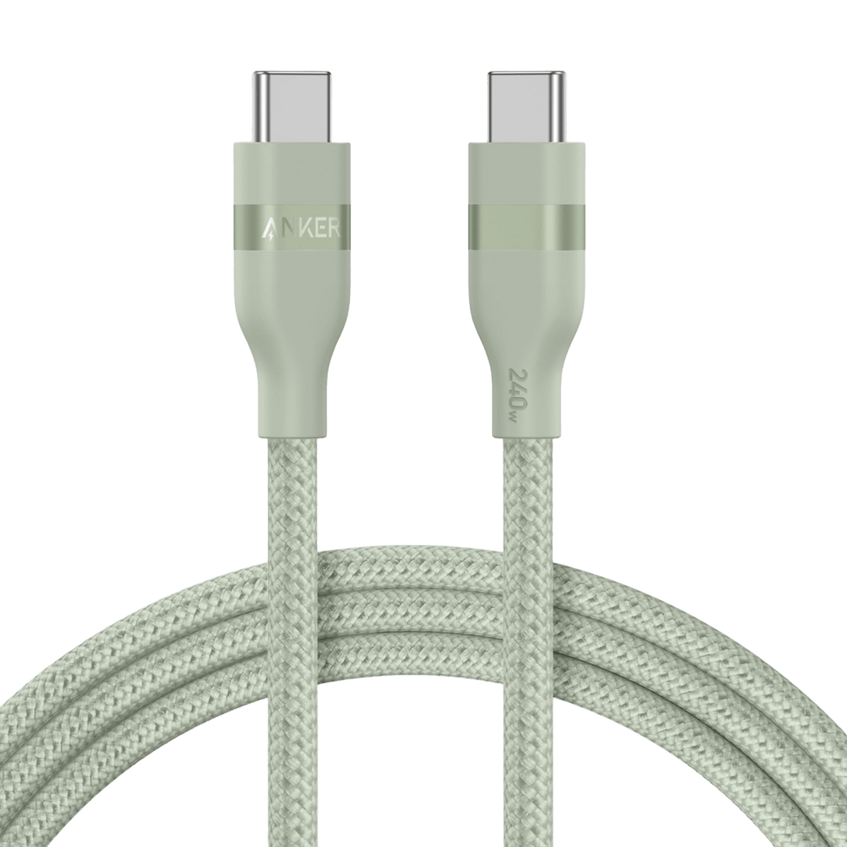 Anker | USB-C to USB-C Cable | 3 ft / 6 ft, 240W, Upcycled-Braided