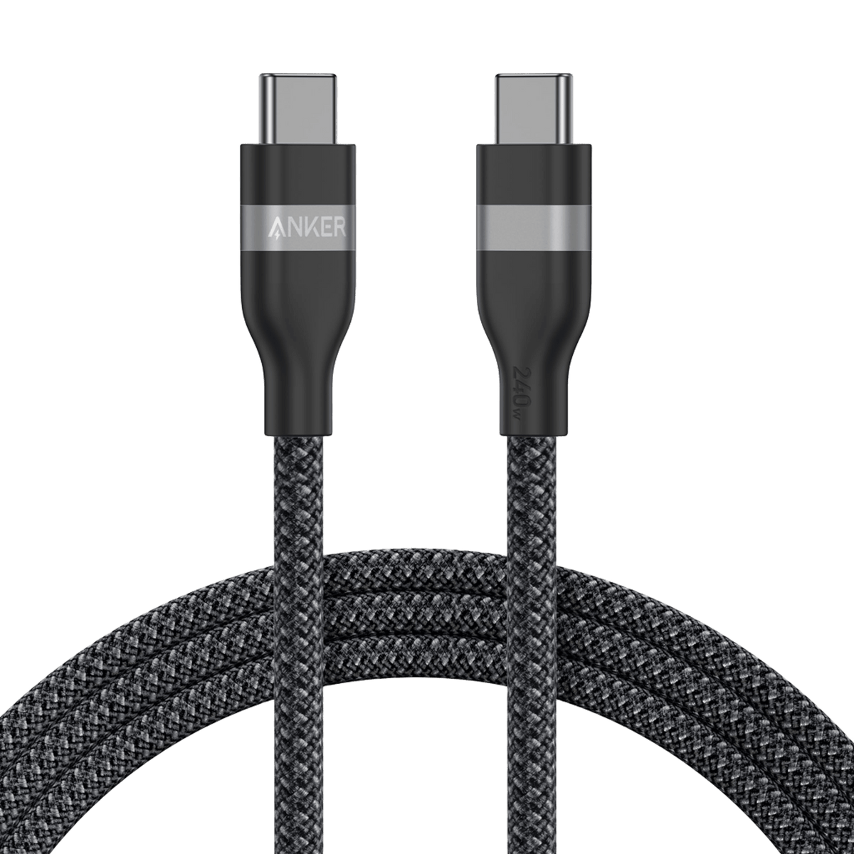 Anker | USB-C to USB-C Cable | 3 ft / 6 ft, 240W, Upcycled-Braided