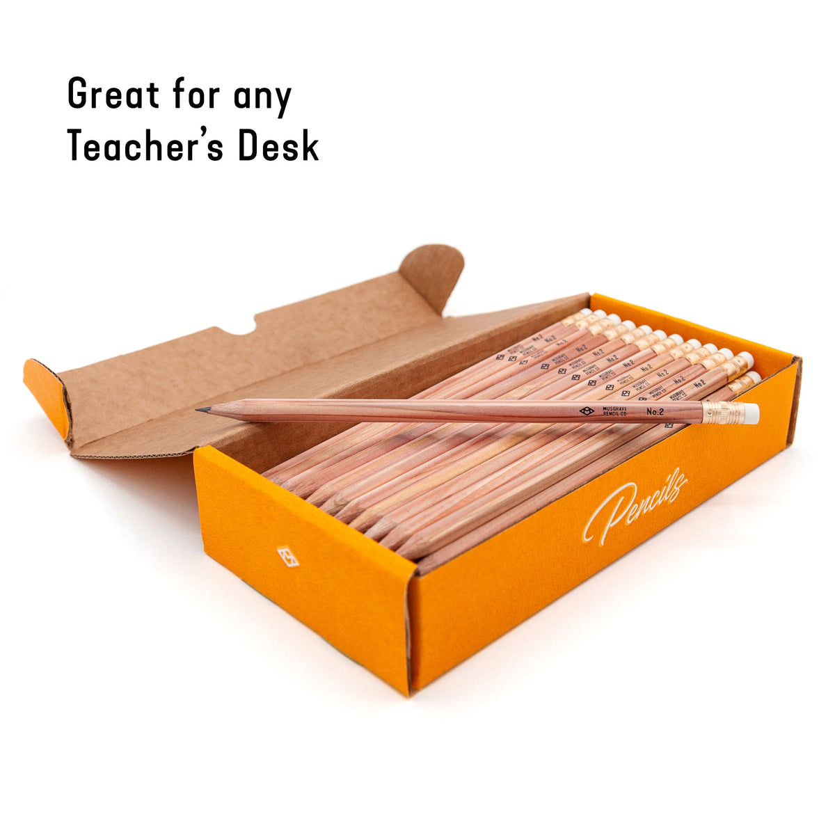 Musgrave | Natural #2 Pencils | 60 Pack