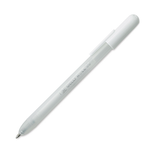 Sakura Gelly Roll Retractable Gel Pen, White
