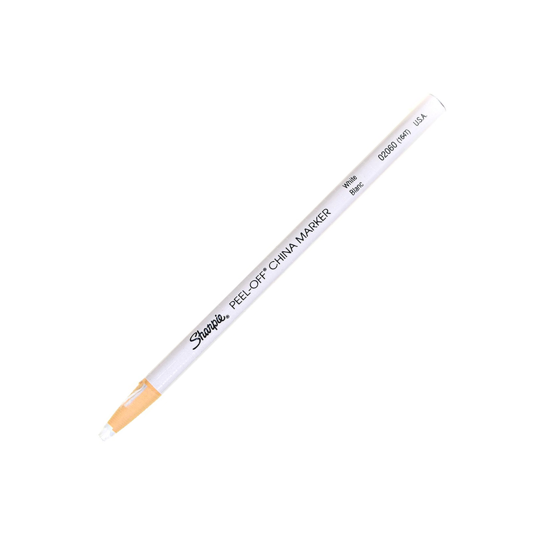Sharpie Peel-Off China Marker, White