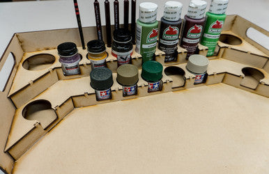 GCmini Painting Station for Tamiya & Polly Scale, 36mm, 14 Bottles, view 3 of 6