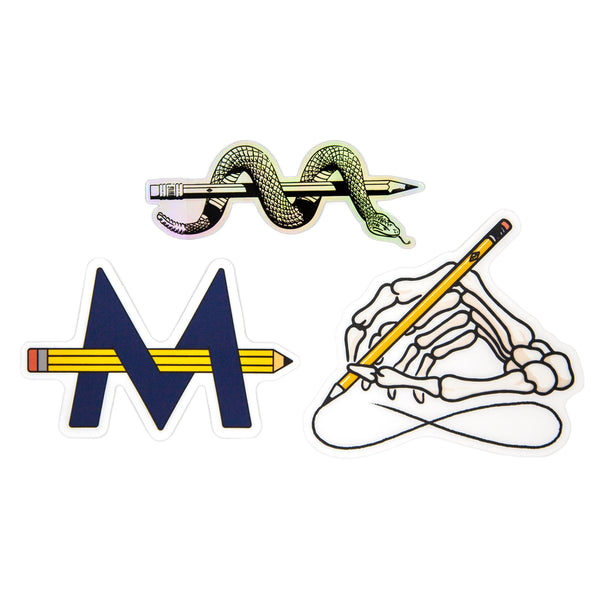 Musgrave Sticker Set, M, Snake & Skeleton Hand