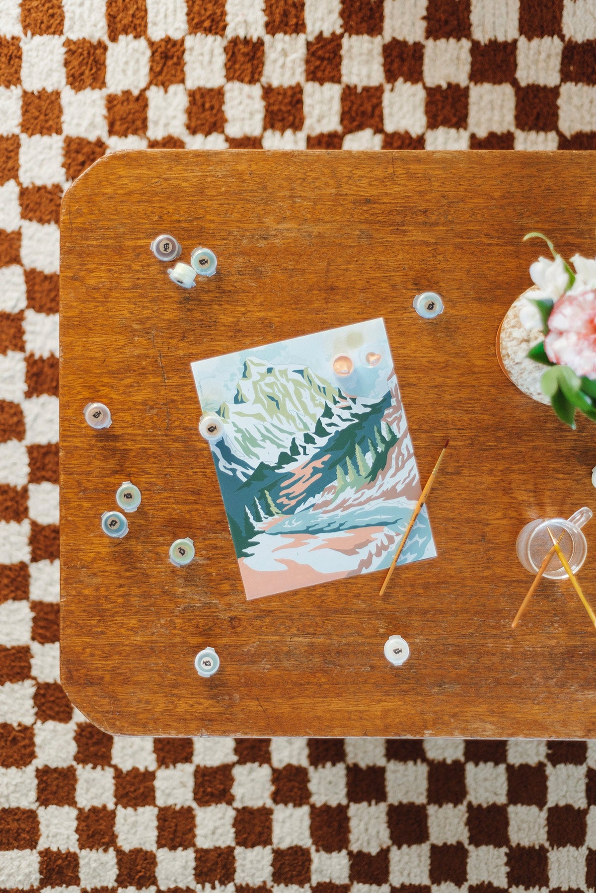 Elle Crée Mountainscape Paint-by-Number Kit, 8x10, view 8 of 9