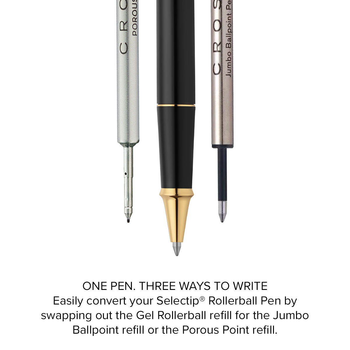 Cross | Townsend Rollerball Pen | Classic Black Lacquer