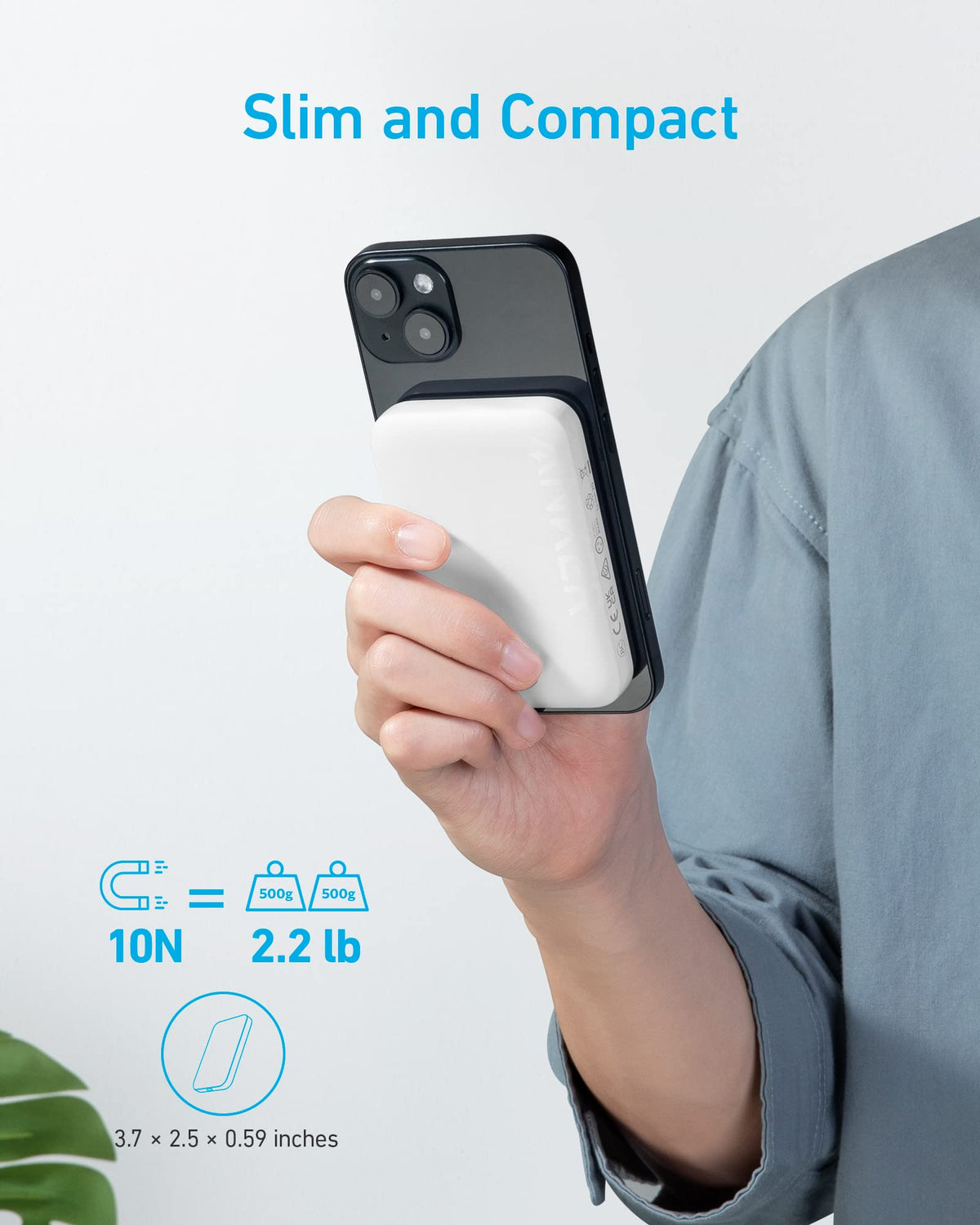Anker | 321 MagGo Battery | PowerCore Magnetic 5K
