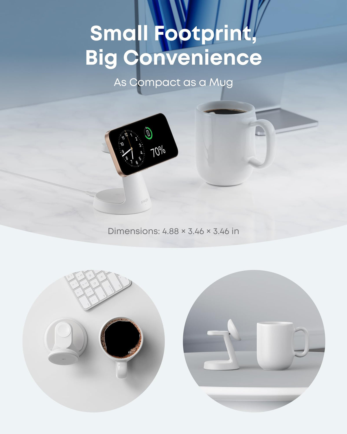 Anker | MagGo Wireless Charging Station | 3-in-1, Dock Stand