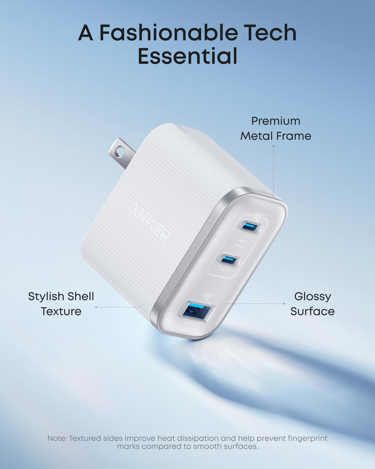 Anker | Nano Charger | 70W, 3 Ports