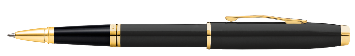 Cross | Coventry Fountain Pen | Black Lacquer with Gold-Tone, Fine Nib