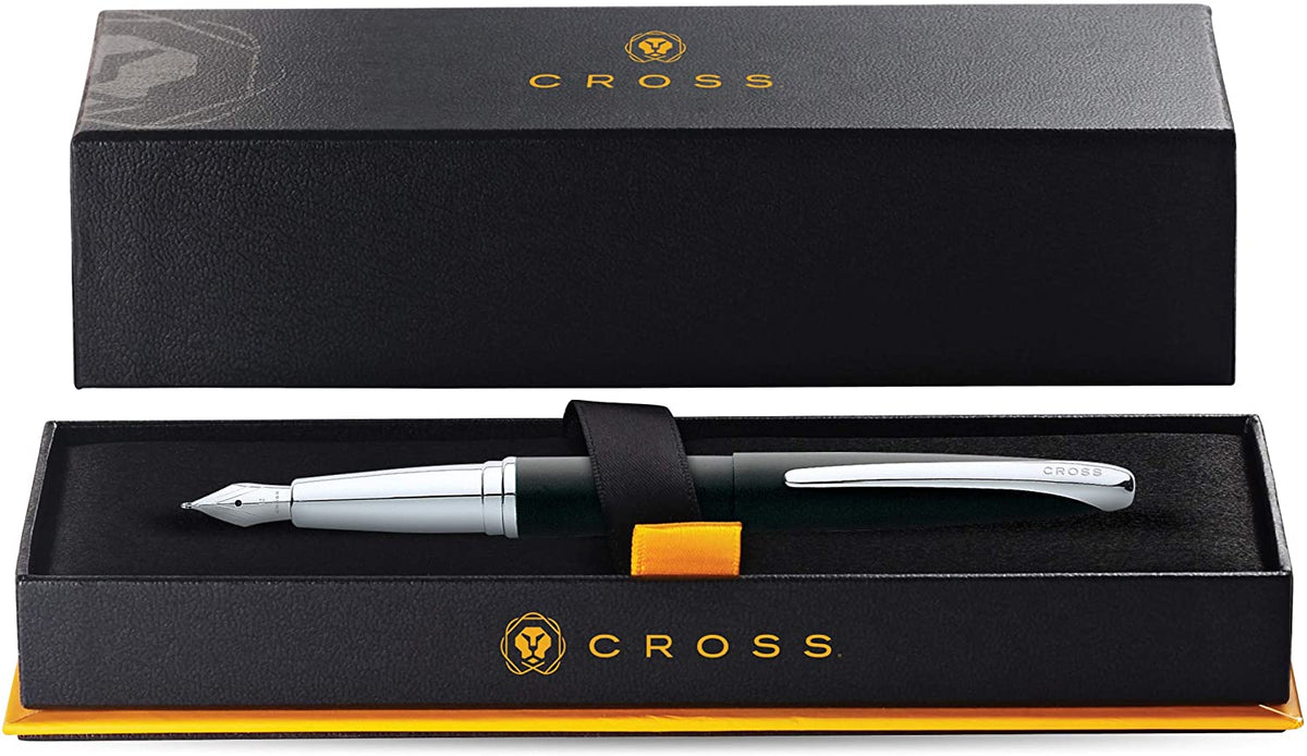 Cross | ATX Fountain Pen | Basalt Black, Fine Nib