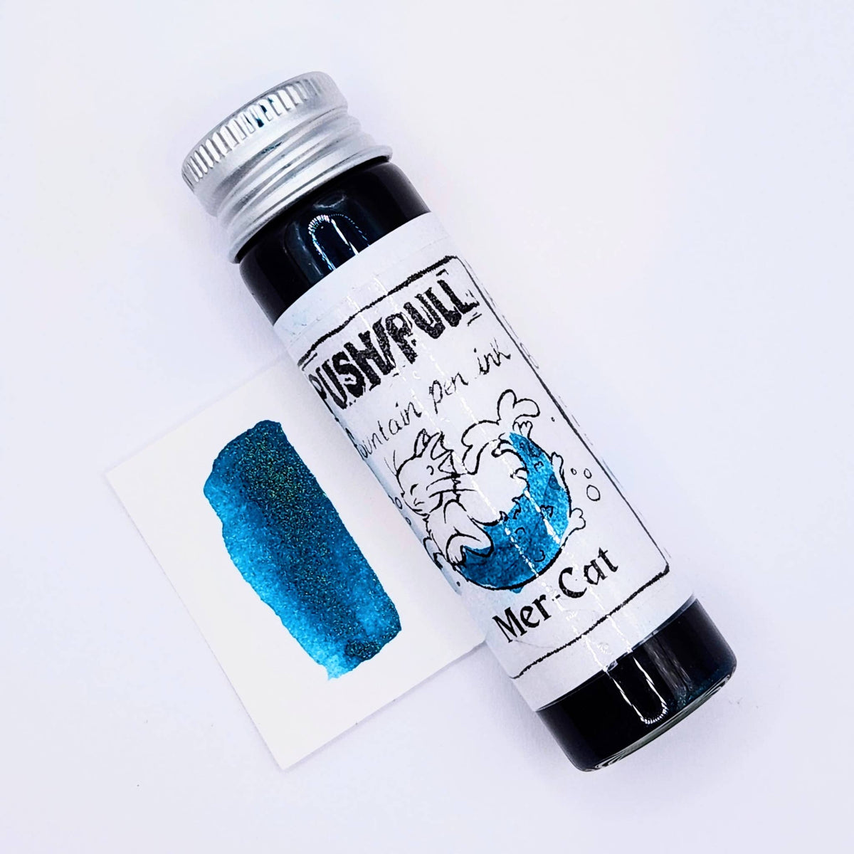 Push/Pull Mer-Cat fountain pen ink, 20 ml vial