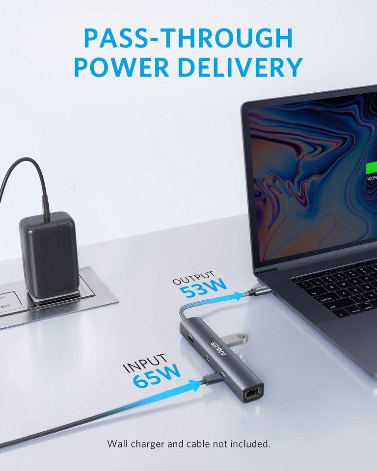 Anker | 543 USB-C Hub | 6-in-1, Slim