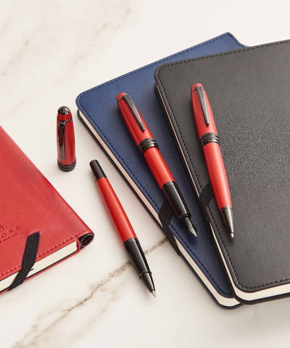 Cross | Bailey Rollerball Pen | Matte Red Lacquer
