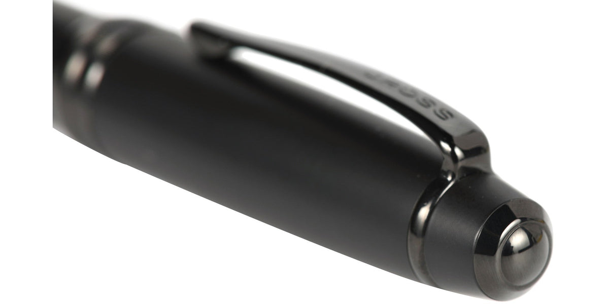 Cross | Bailey Fountain Pen | Matte Black Lacquer, Extra-Fine Nib