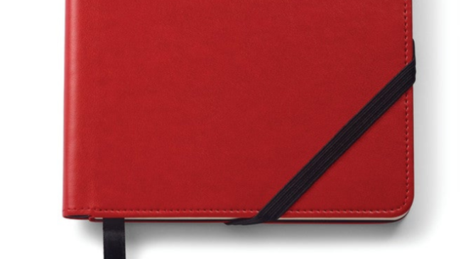 Cross | Leatherette Journal | Medium, Crimson