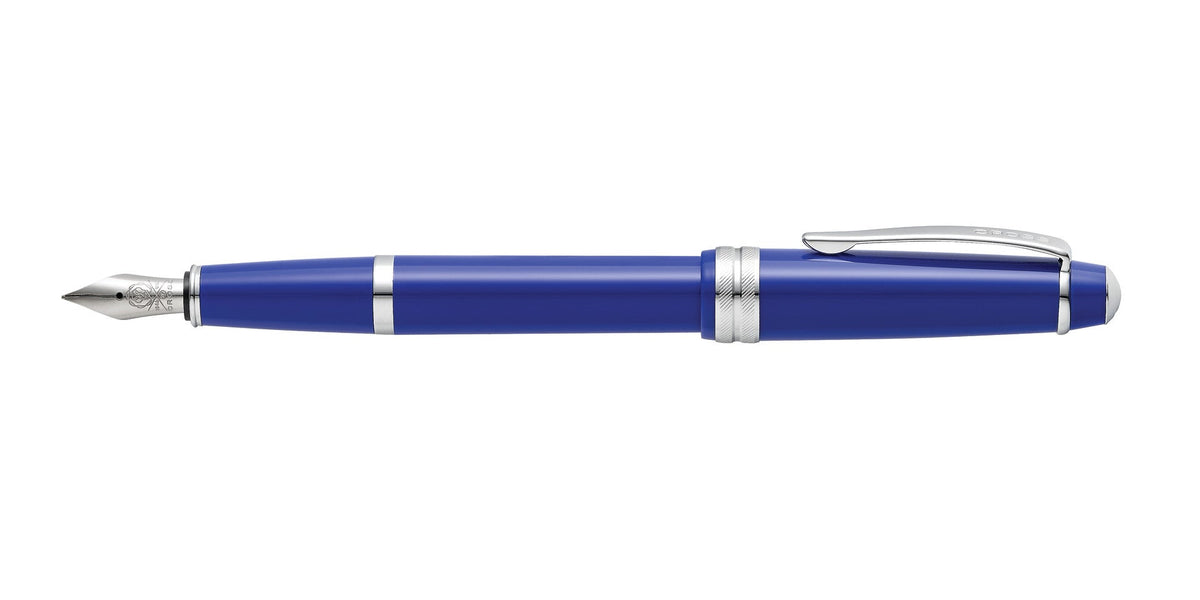 Cross | Bailey Light Fountain Pen | Polished Blue Resin, Fine Nib
