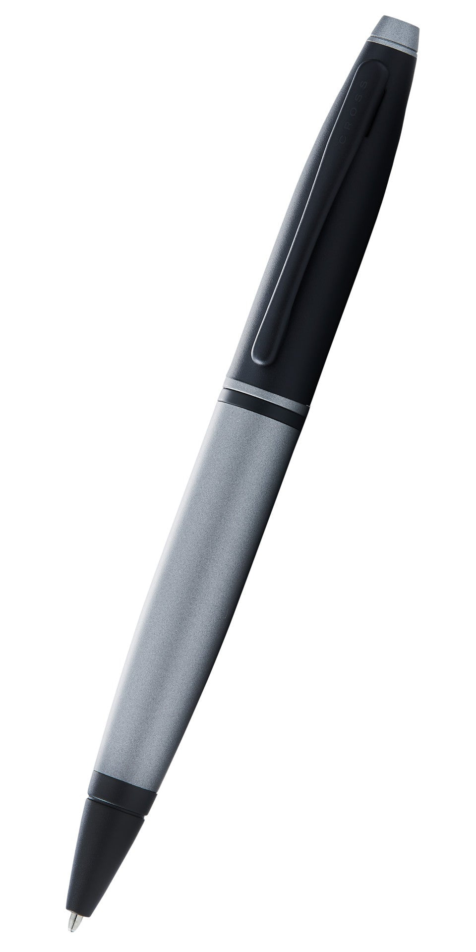Cross Calais Ballpoint Pen, Matte Gray and Black Lacquer