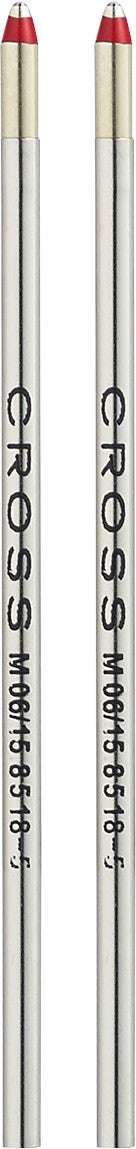 Cross | Mini Ballpoint Refill | Red, Medium, 2 Pack