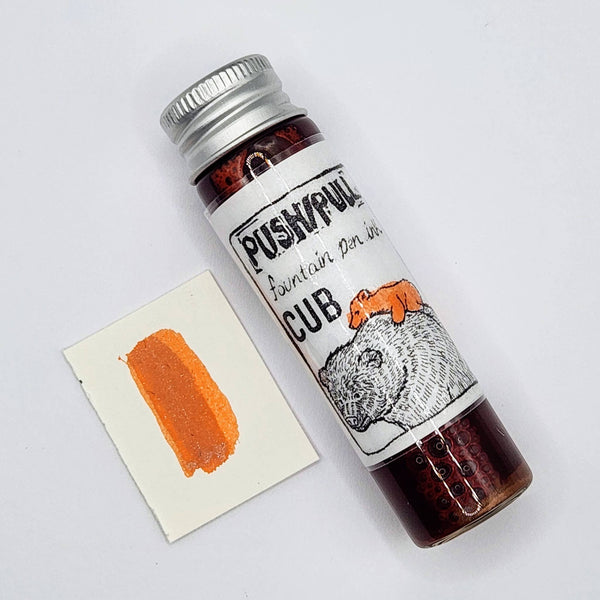 Push/Pull Cub fountain pen ink, 20 ml vial