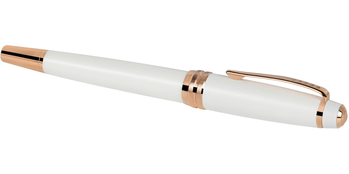 Cross | Bailey Fountain Pen | Pearlescent White Lacquer, Fine Nib