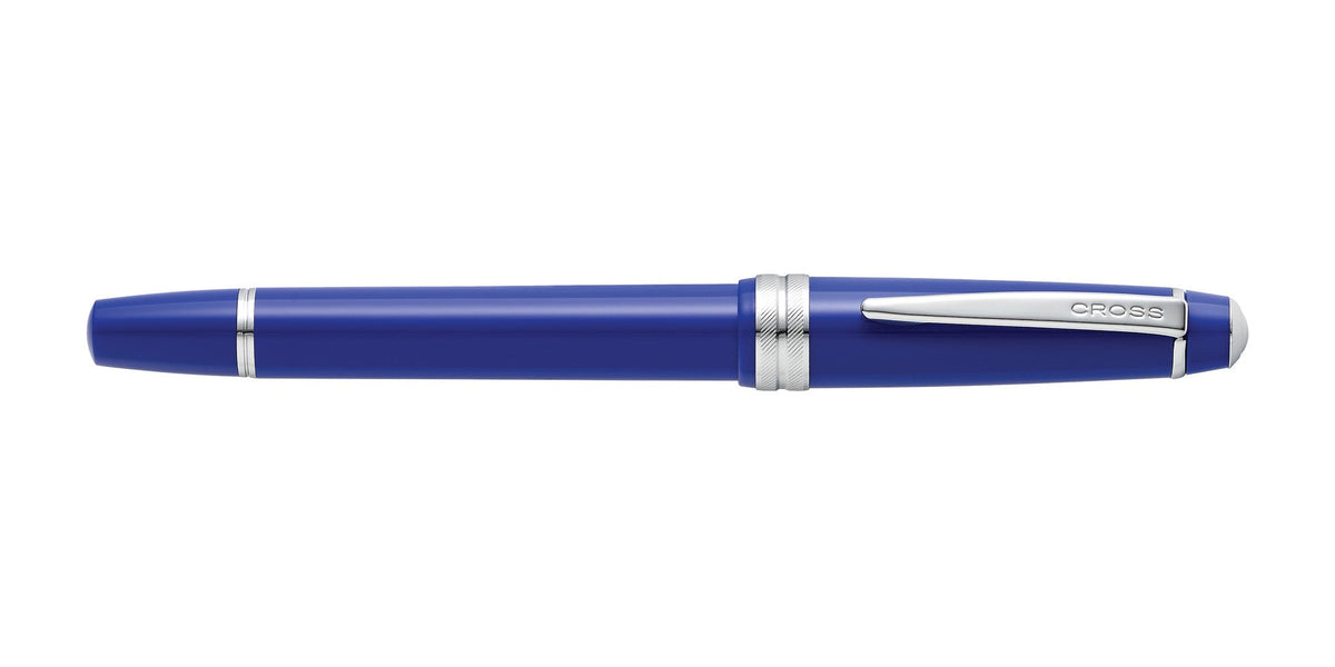 Cross | Bailey Light Fountain Pen | Polished Blue Resin, Medium Nib