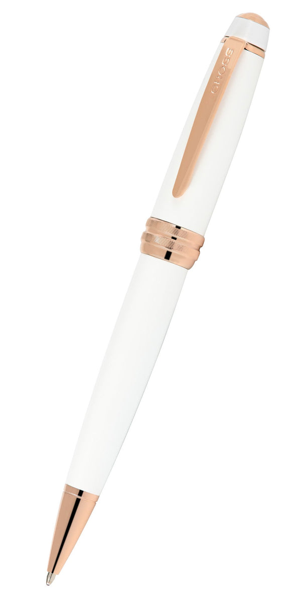 Cross Bailey Ballpoint Pen, Pearlescent White Lacquer