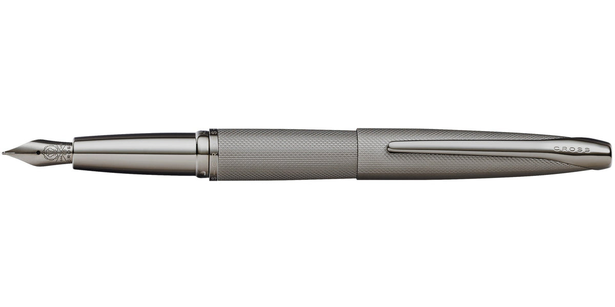 Cross | ATX Fountain Pen | Sandblasted Titanium Gray, Medium Nib