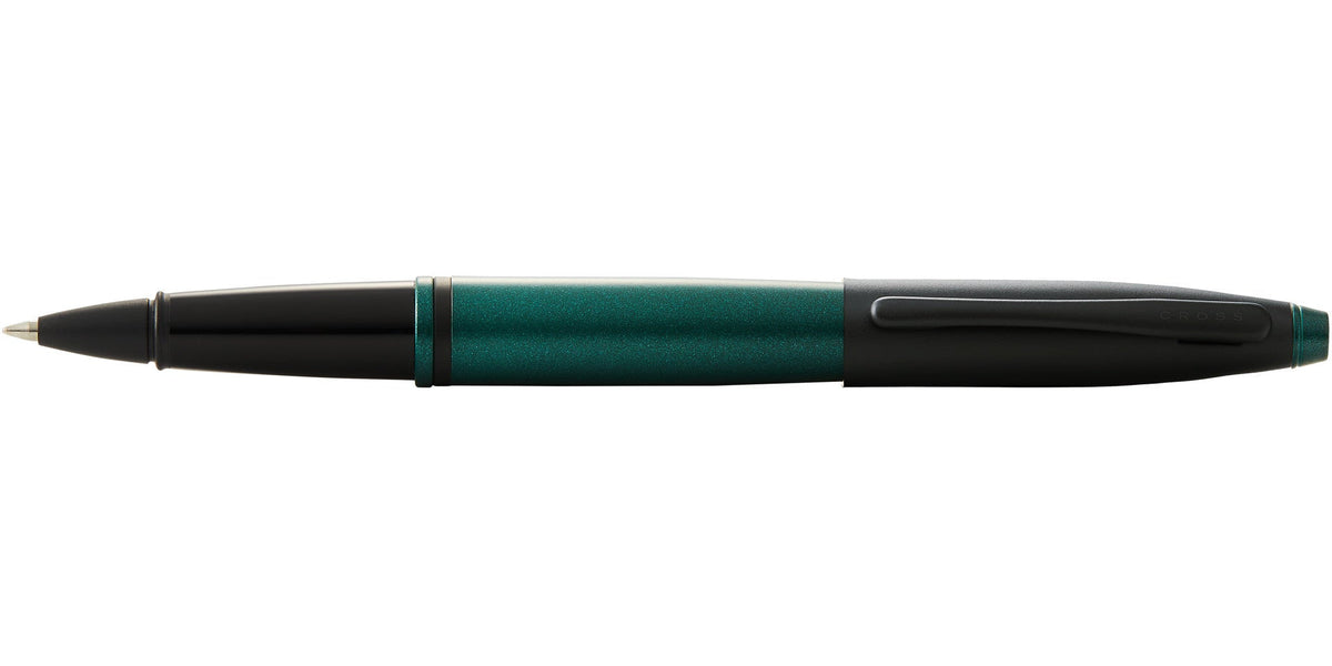 Cross | Calais Rollerball Pen | Matte Green and Black Lacquer