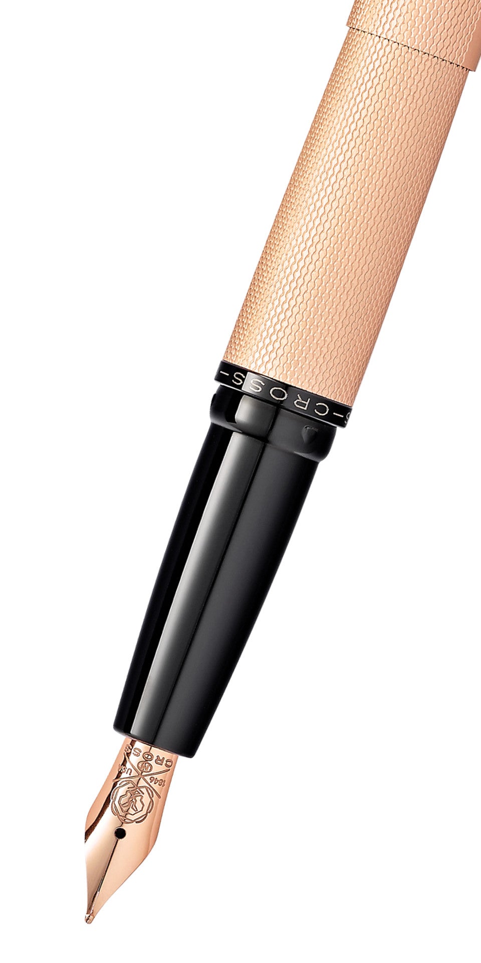 Cross | ATX Fountain Pen | Brushed Rose Gold, Medium Nib
