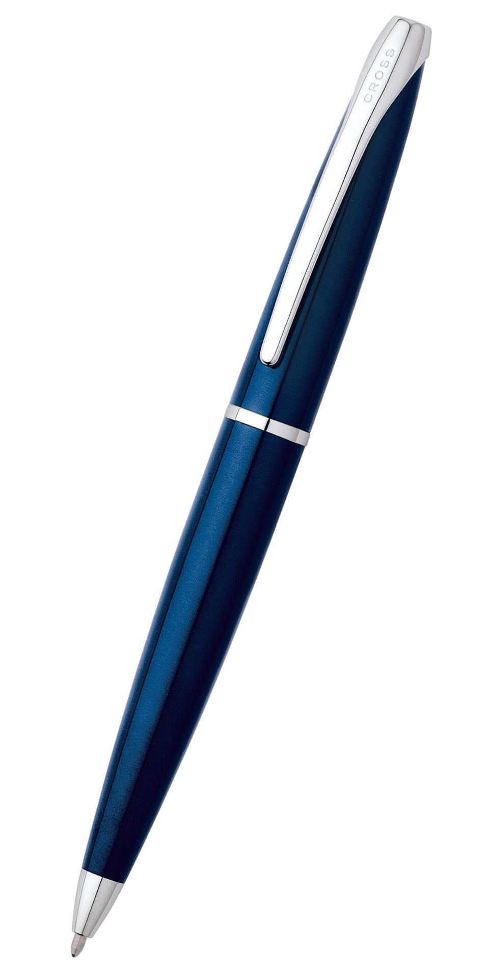 Cross ATX Ballpoint Pen, Translucent Blue Lacquer