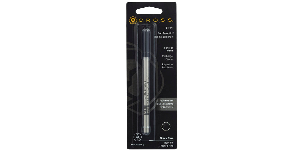 Cross | Selectip Porous-Point Felt-Tip Refill | Black, Fine