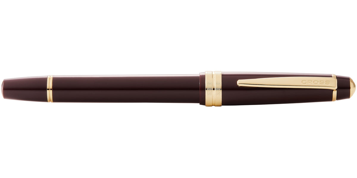 Cross | Bailey Light Rollerball Pen | Polished Burgundy Resin and Gold Tone