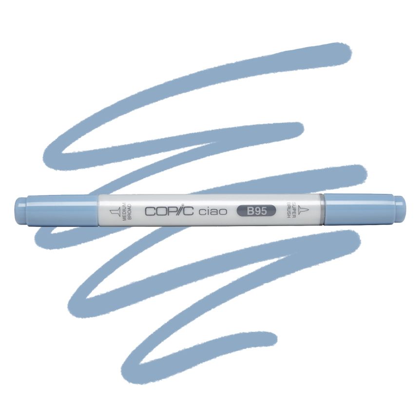 Copic Ciao Marker, Light Grayish Cobalt B95