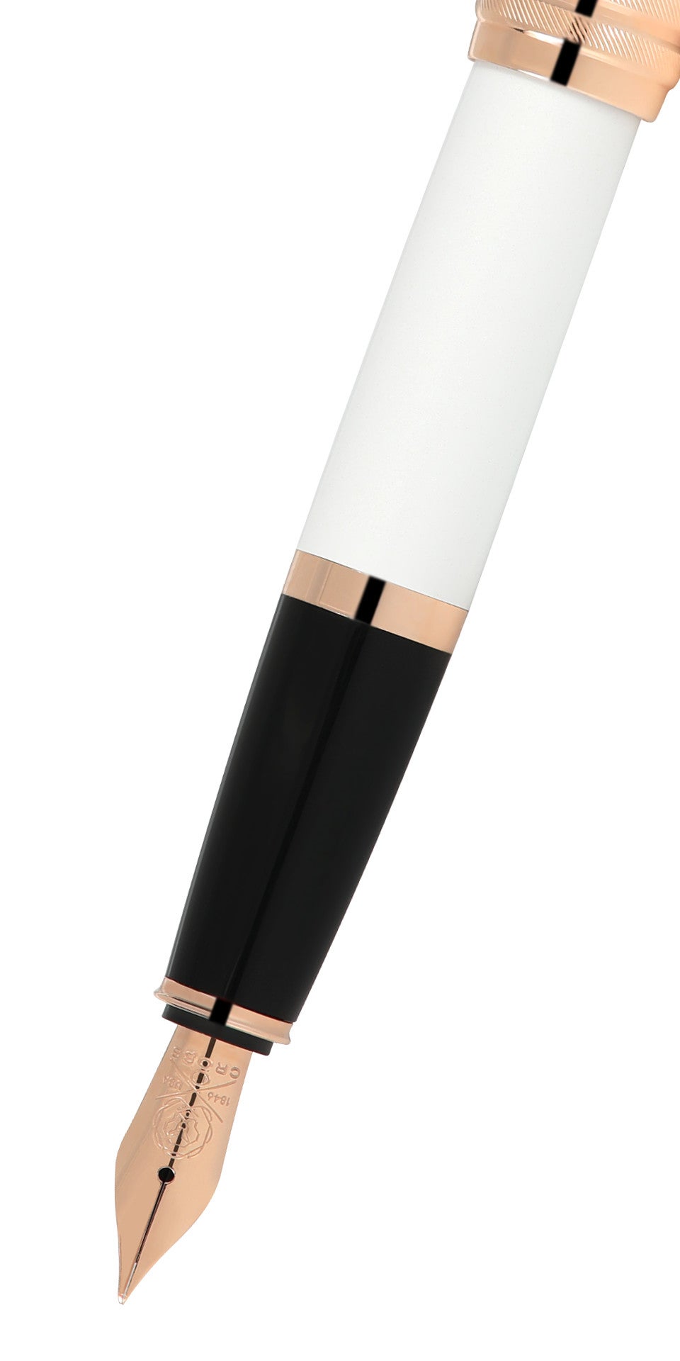 Cross | Bailey Fountain Pen | Pearlescent White Lacquer, Fine Nib