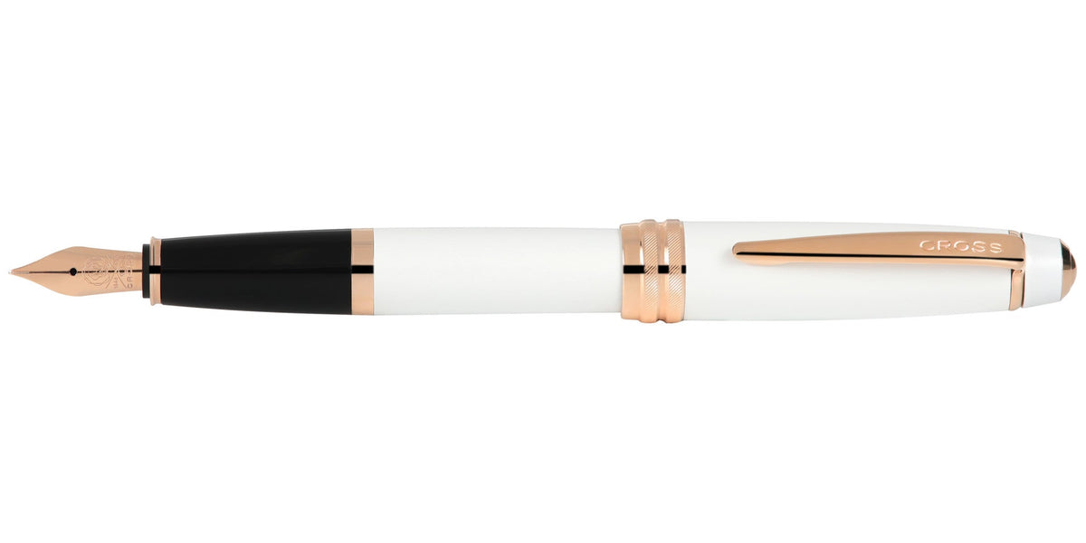Cross | Bailey Fountain Pen | Pearlescent White Lacquer, Fine Nib