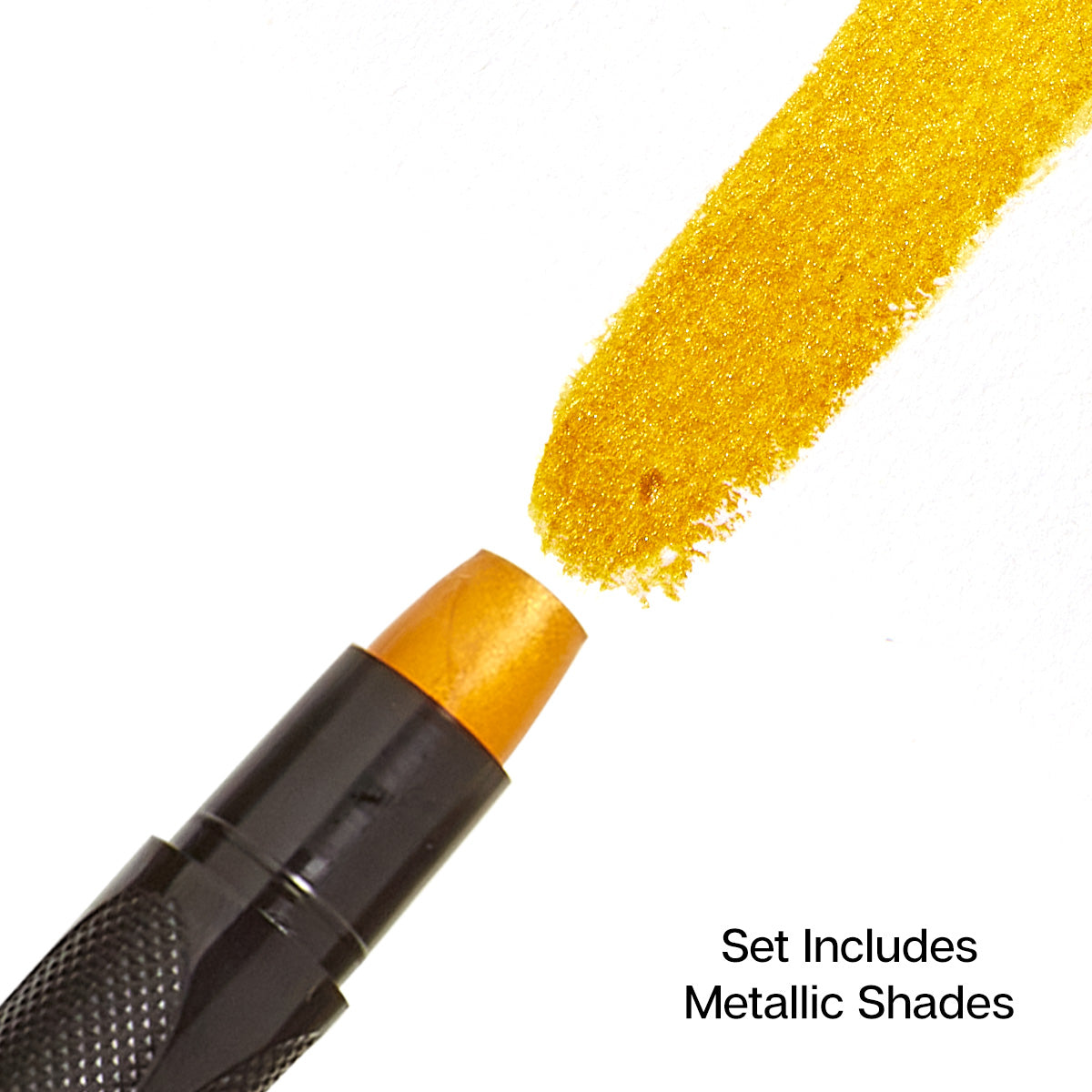 KINGART Mixed Media Gel Stick Crayons, 48 Colors, metallic colors