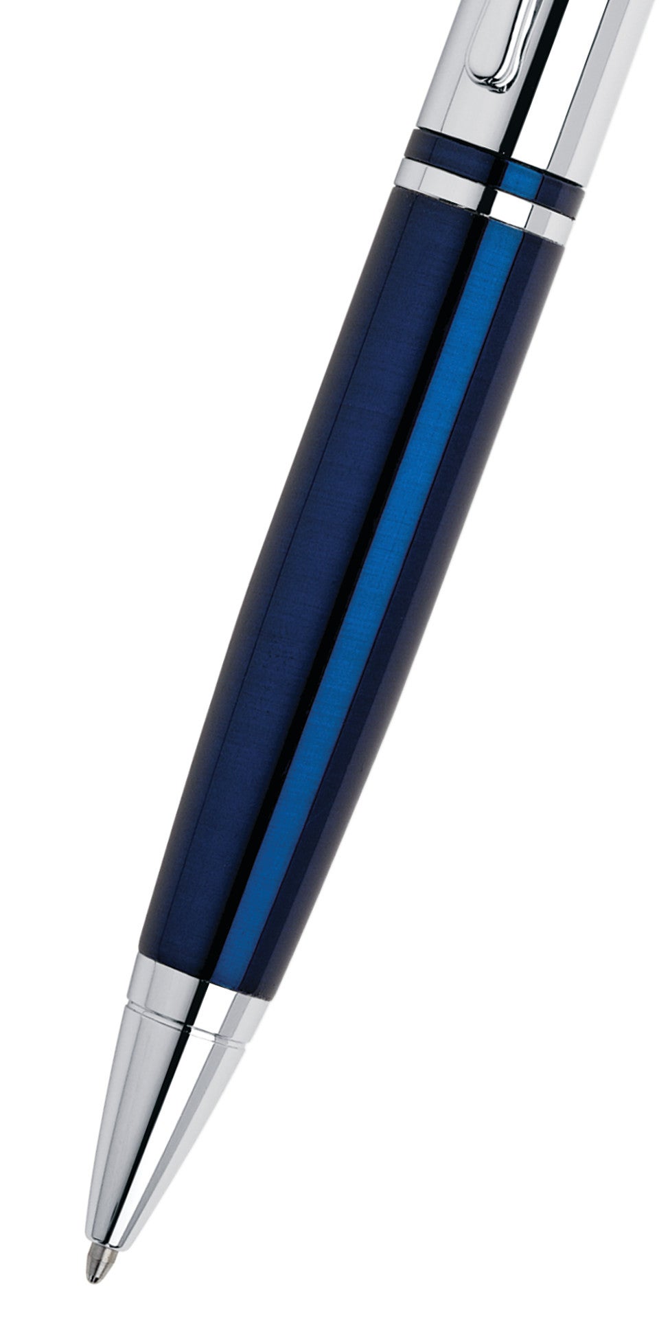 Cross | Calais Ballpoint Pen | Chrome & Blue Lacquer