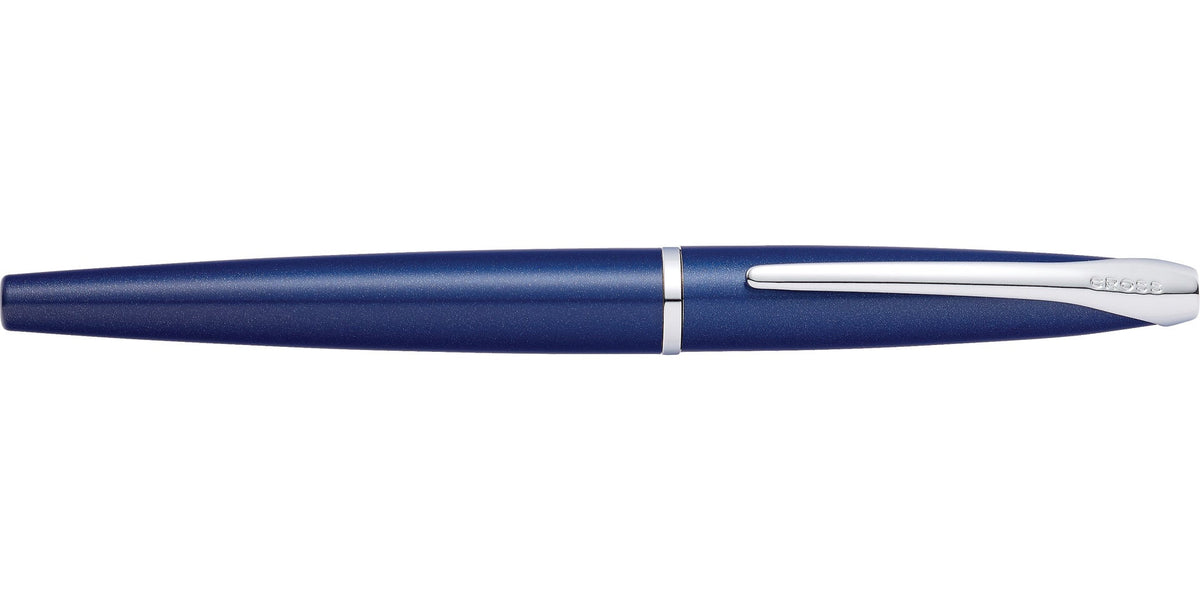 Cross | ATX Fountain Pen | Translucent Blue Lacquer, Fine Nib