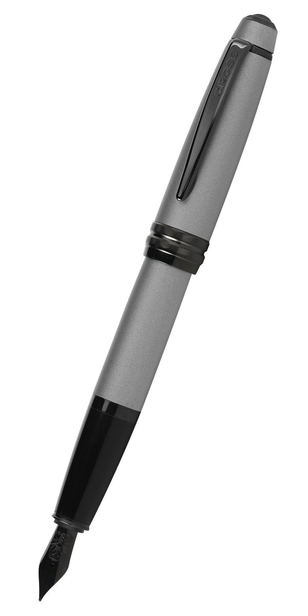 Cross Bailey Fountain Pen, Matte Gray Lacquer, Extra-Fine Nib