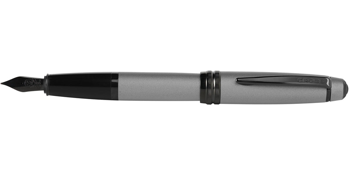 Cross | Bailey Fountain Pen | Matte Gray Lacquer, Extra-Fine Nib