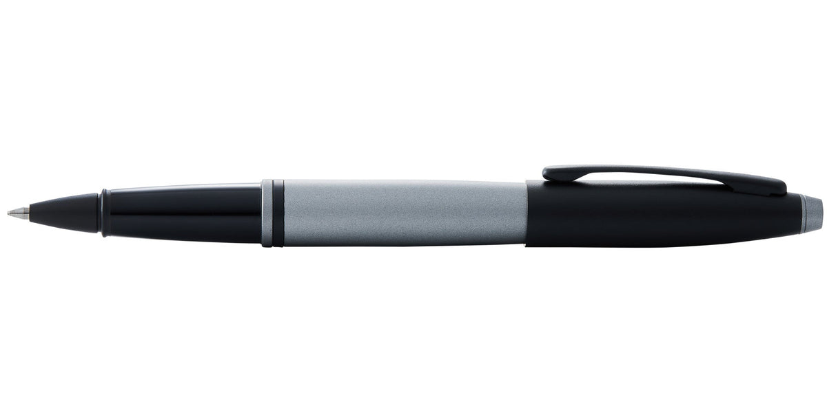 Cross | Calais Rollerball Pen | Matte Gray and Black Lacquer